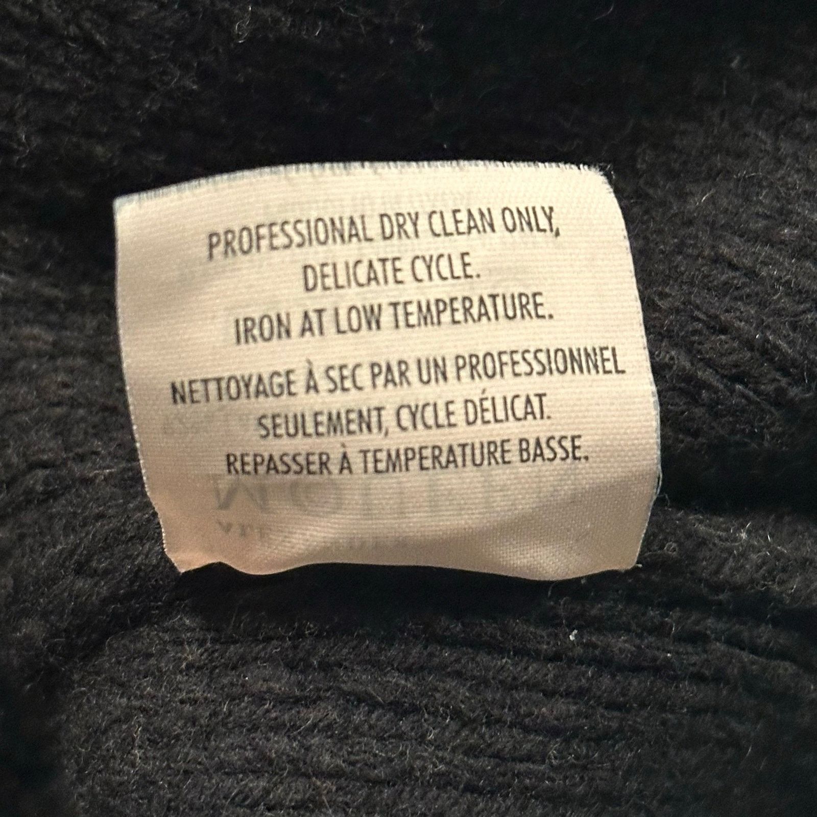 Alexander McQueen Skull Motif Fisherman Cable Sweater Black LRG Wool Cashmere Size US L / EU 52-54 / 3 - 8 Thumbnail