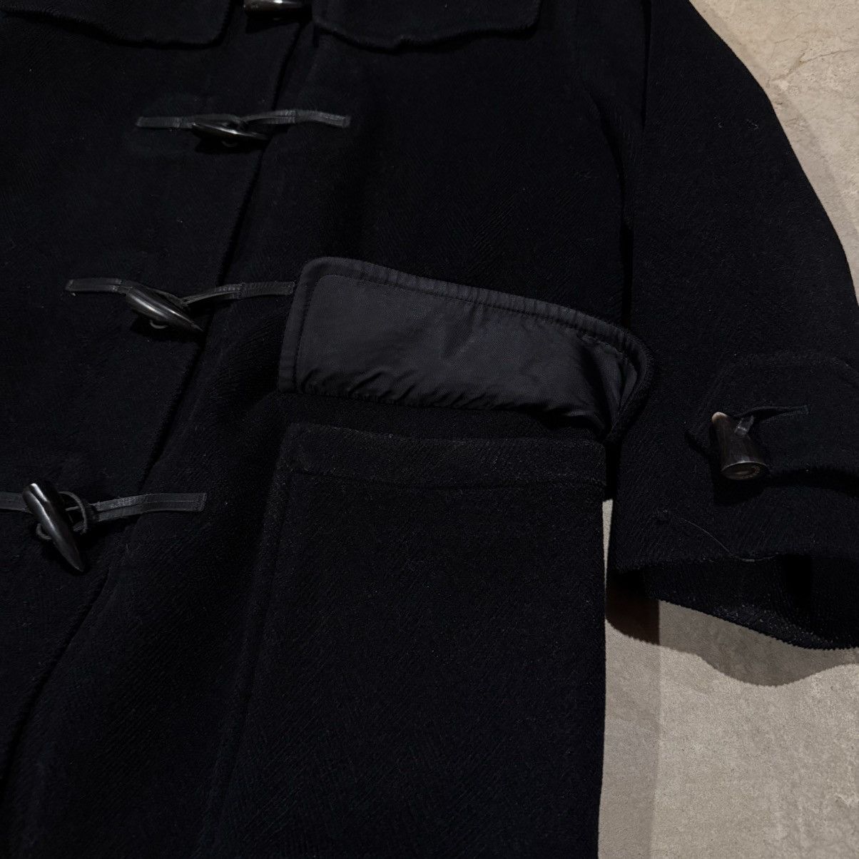 Burberry Burberry London Wool Hooded Duffle Coat Black Size US L / EU 52-54 / 3 - 5 Thumbnail