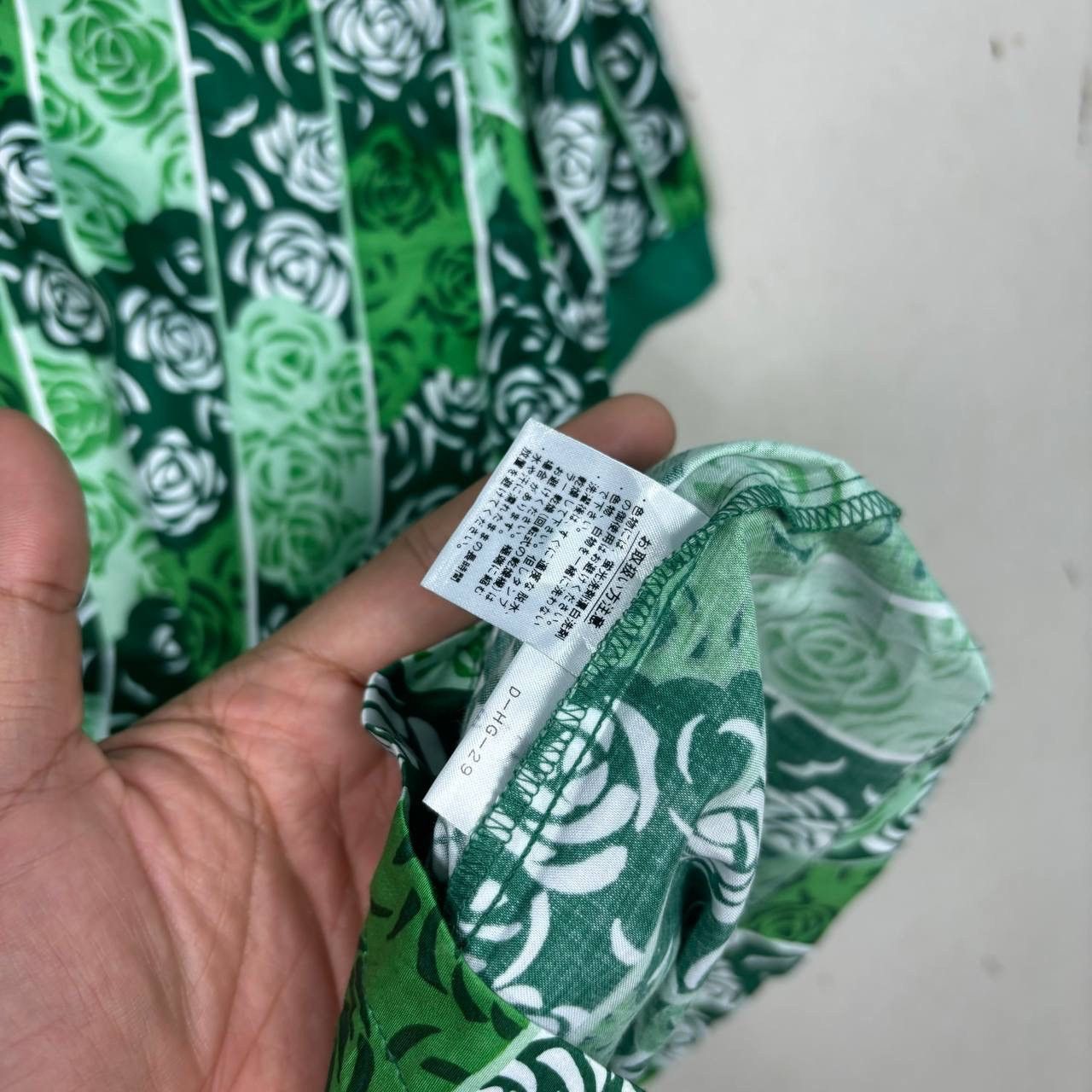 Balenciaga Vintage Balenciaga Golf Club Floral Shirt Green Size M Size US M / EU 48-50 / 2 - 6 Thumbnail
