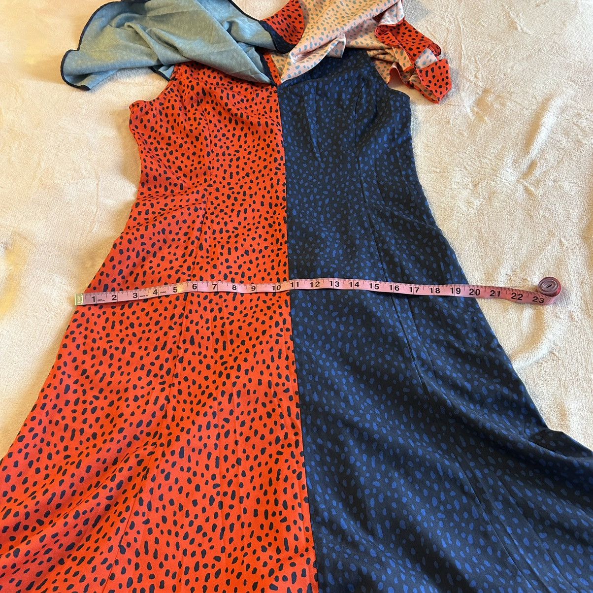 Other Derek Lam Collective color block red blue spotted capelet 44 Size M / US 6-8 / IT 42-44 - 10 Thumbnail