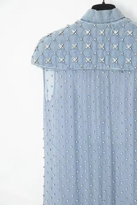 Balmain SS14 Swarovski embellished top Size XS / US 0-2 / IT 36-38 - 6 Thumbnail