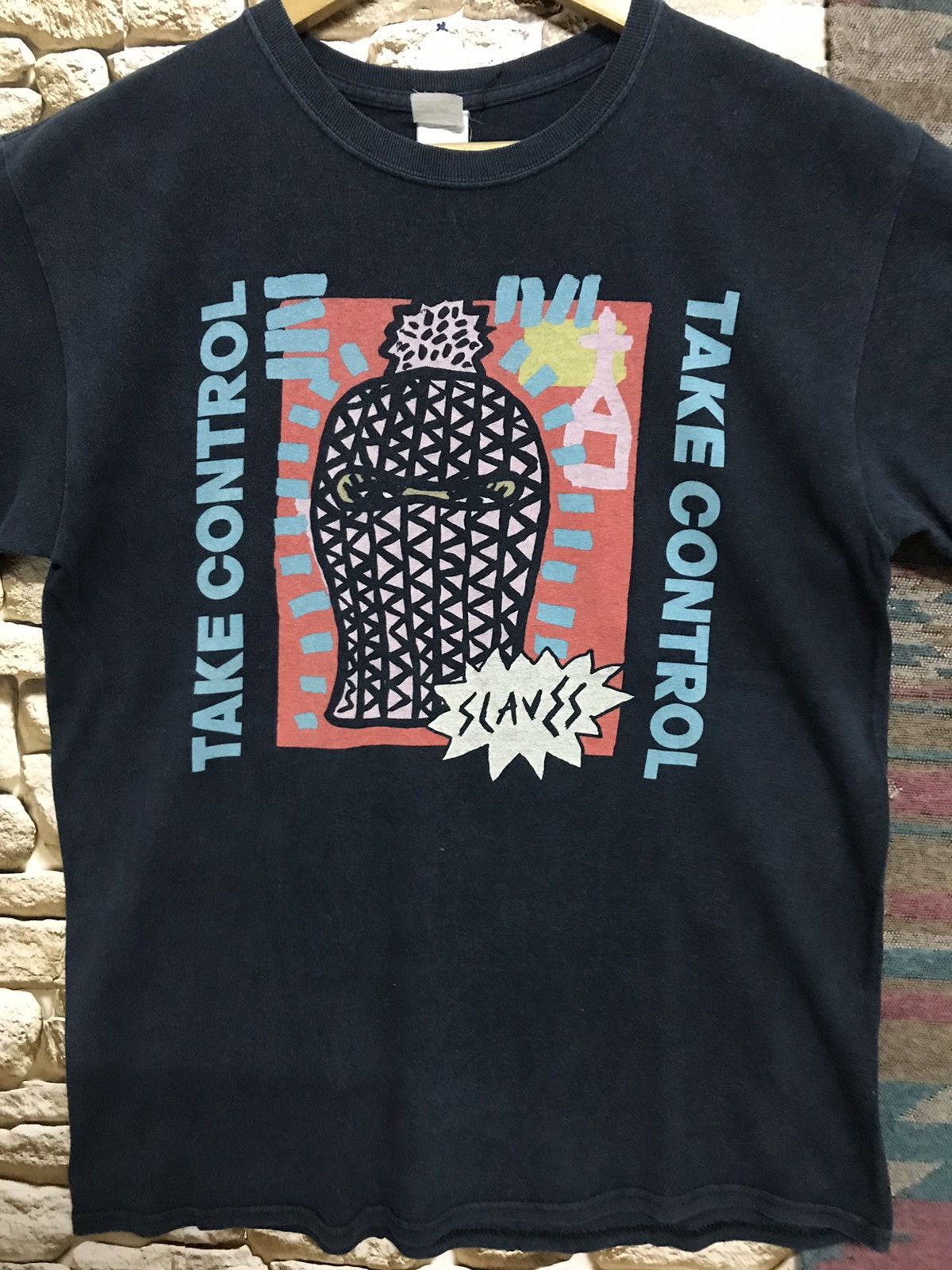 Band Tees Slaves Take Control British Punk Band Tees Size US M / EU 48-50 / 2 - 3 Thumbnail