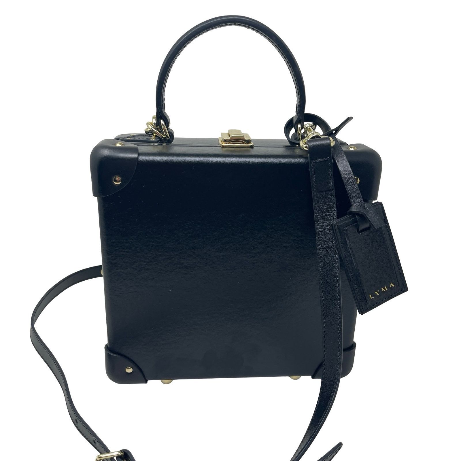 Other Globe Trotter The Centenary London Square Bag Black & Gold Size ONE SIZE - 6 Thumbnail