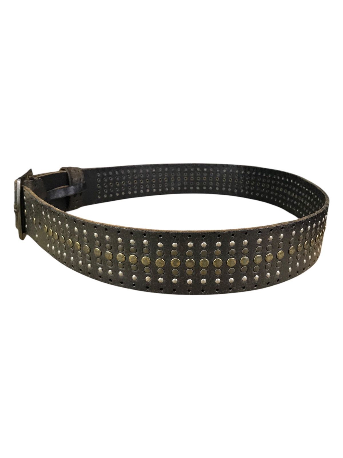 Japanese Brand × Leather STUDDED LEATHER WAIST BELT STEAMPUNK Size ONE SIZE - 4 Thumbnail