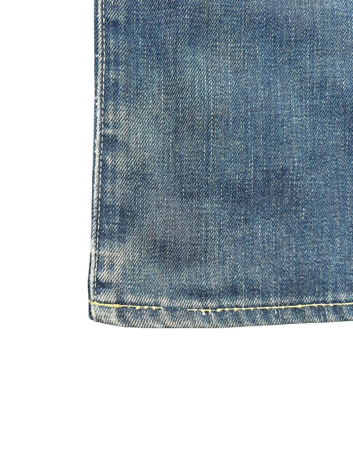 Kapital Thrashed Vintage Levis Big E Selvedge Distressed Denim jeans Size US 32 / EU 48 - 17 Thumbnail