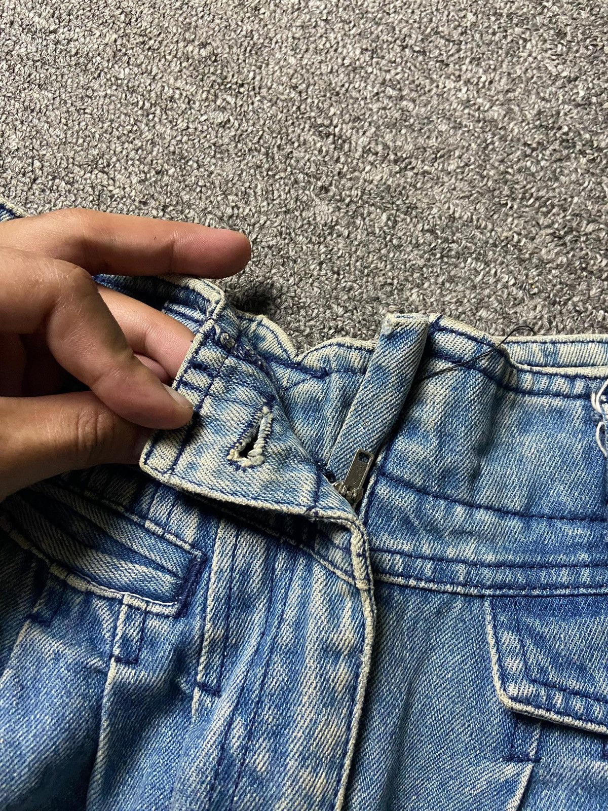 By Together Together! High Waist Tapered Denim Jeans (161) Size 24" / US 00 / IT 34 - 7 Thumbnail