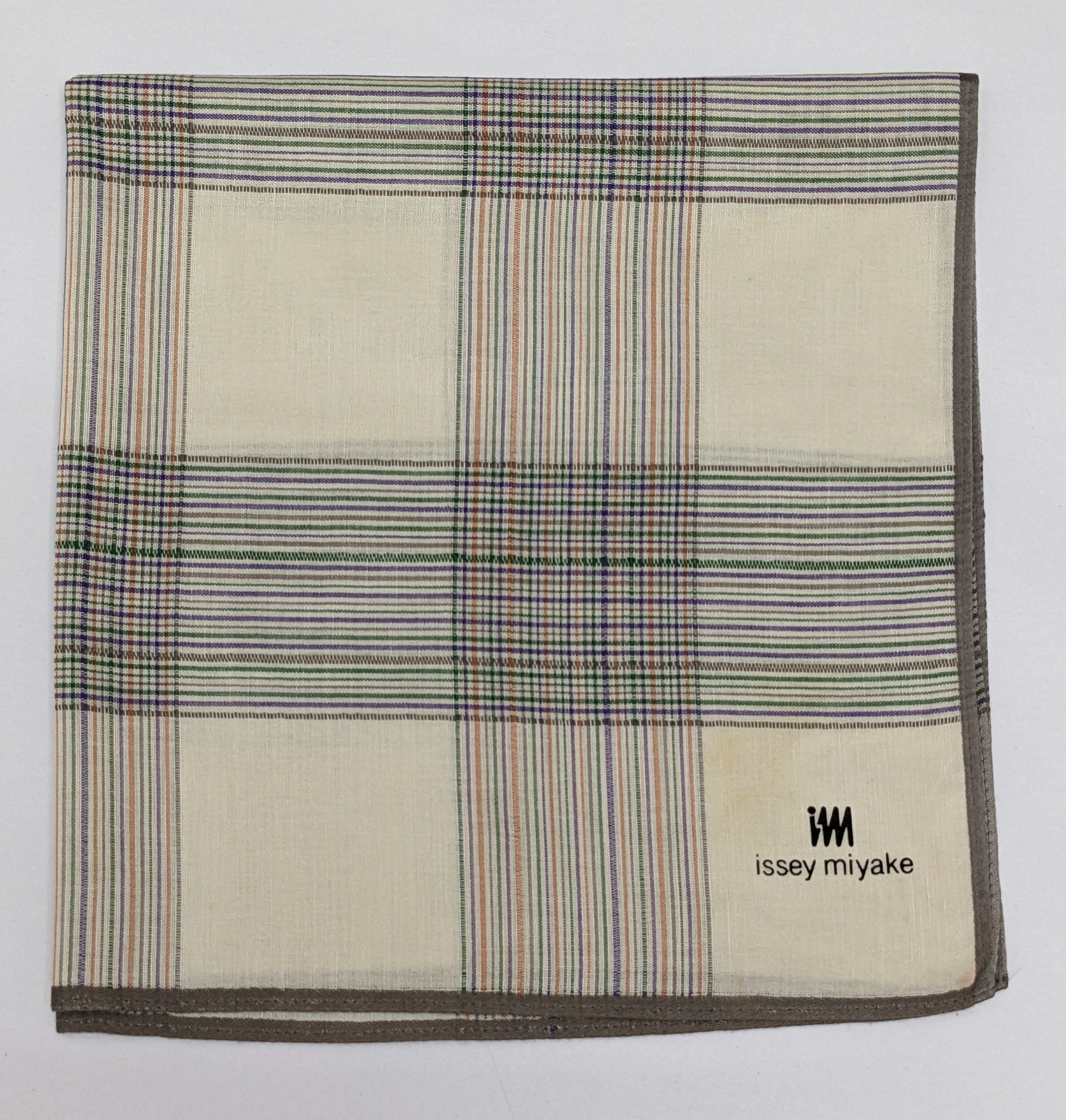 Issey Miyake VTG 80s/90s IM Issey Miyake Checked Handkerchief Size ONE SIZE - 1 Thumbnail