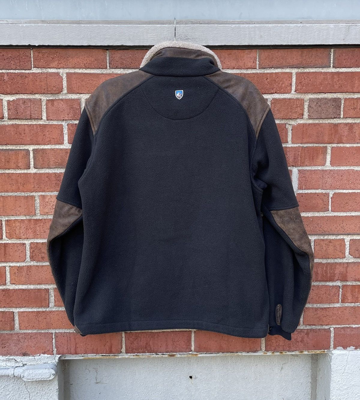 Kuhl Kuhl Men’s Fleece Jacket Zip Faux Leather & Black Fleece Size US M / EU 48-50 / 2 - 6 Thumbnail