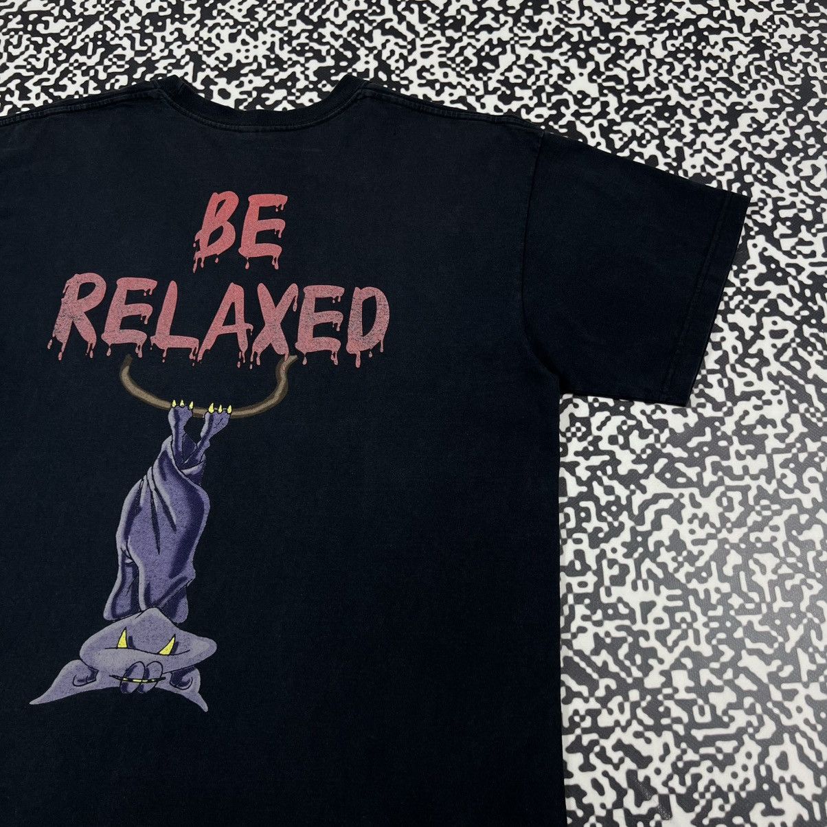 Vintage Vintage Y2K Vamp No Panic Be Relaxed Faded Humor T-shirt Size US L / EU 52-54 / 3 - 10 Thumbnail