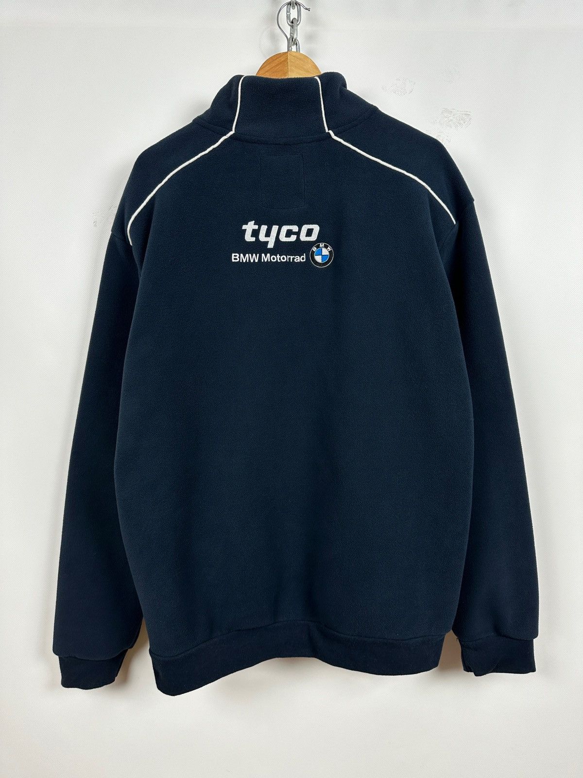 BMW Vintage BMW Tyco Motorrad Racing Fleece Jacket Size US XL / EU 56 / 4 - 2 Thumbnail