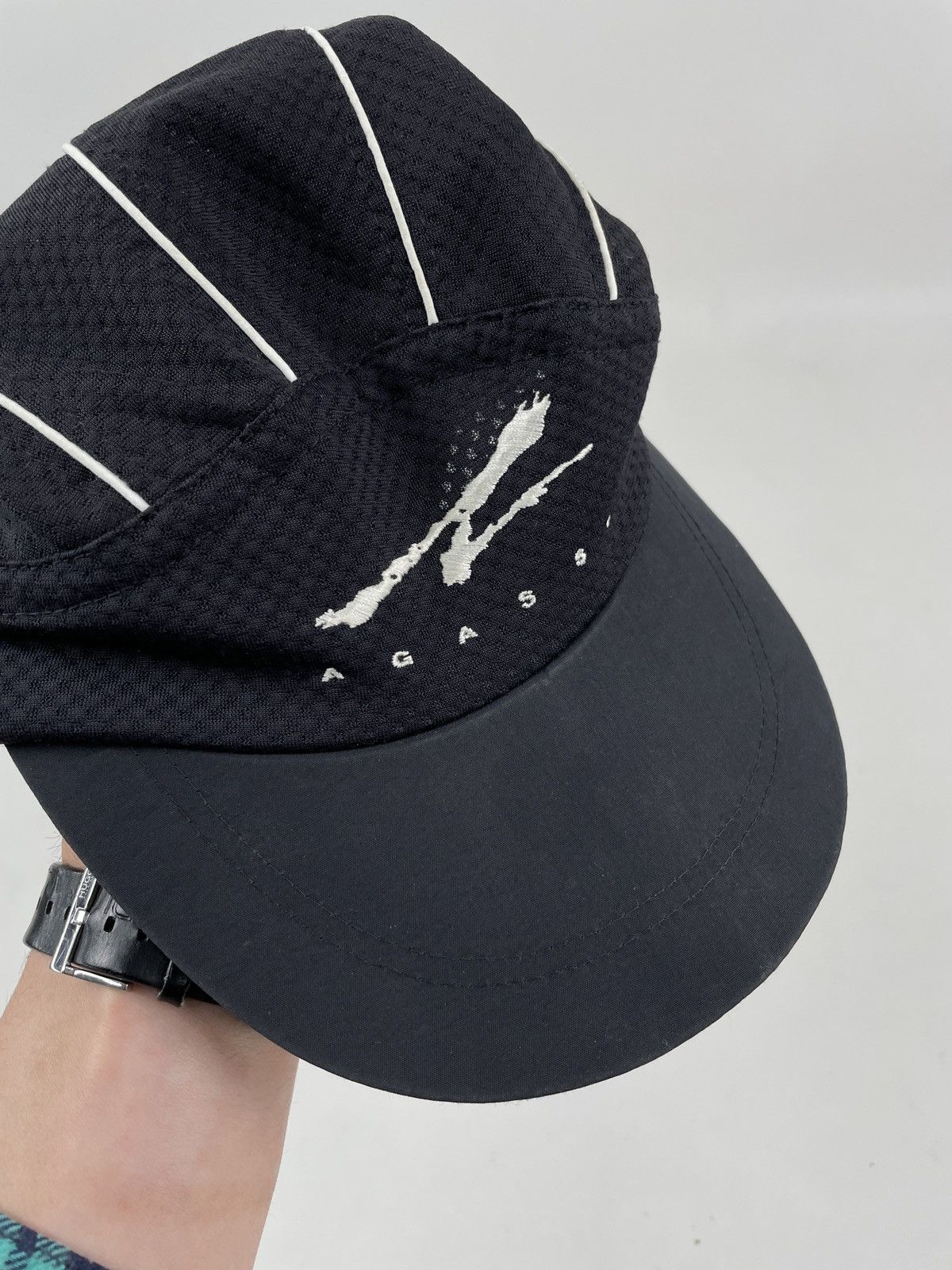 Vintage 90s ANDRE AGASSI Challenge Court Mesh Swoosh Tennis Cap Hat Size ONE SIZE - 15 Thumbnail
