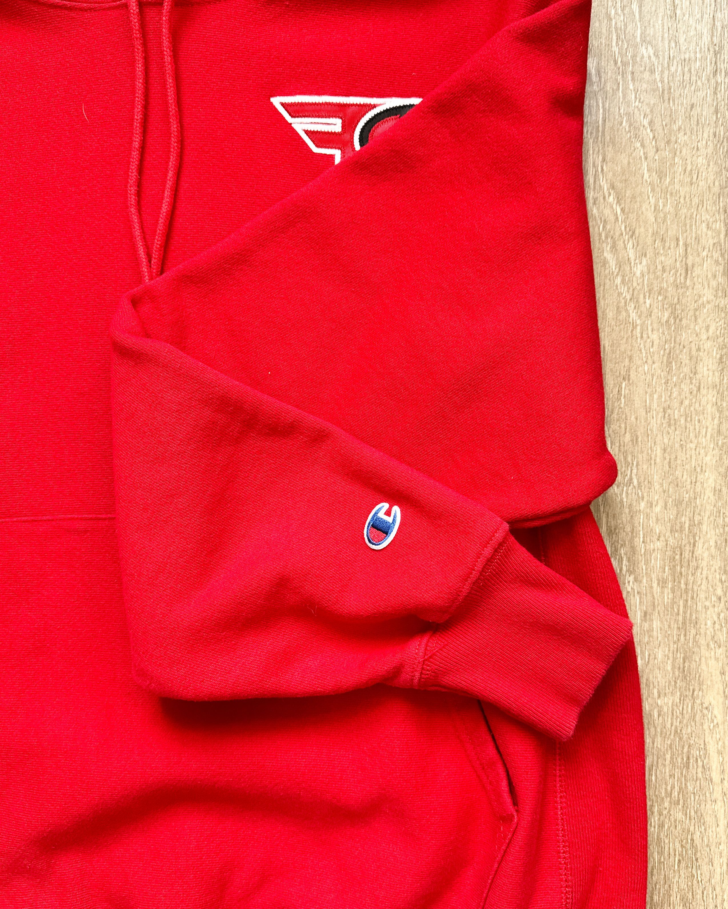 FaZe FaZe Clan Champion Reverse Weave Pullover Hoodie Red Men's M Size US M / EU 48-50 / 2 - 3 Thumbnail