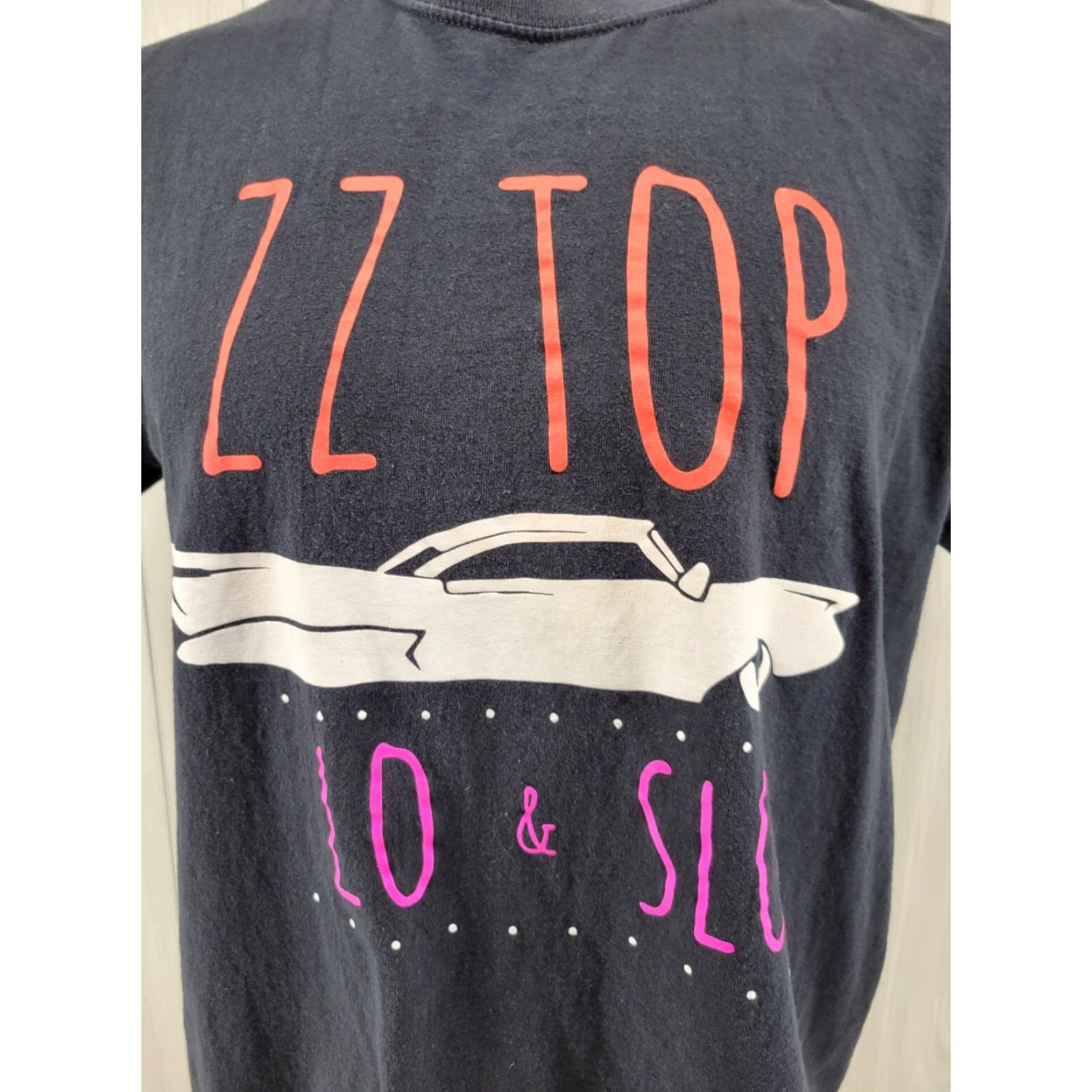 Gildan Gildan T-Shirt Men Short Sleeve ZZ Top Lo and Slo Size L Black Cotton Vintage: No Size US L / EU 52-54 / 3 - 2 Thumbnail