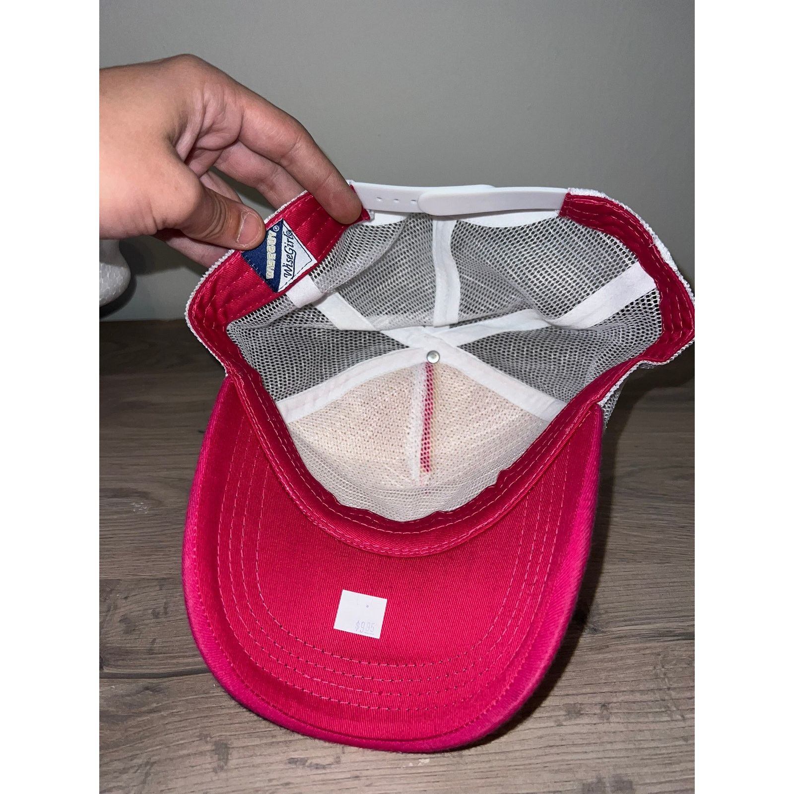 Vintage Y2K Von B*tch Pink White Trucker Hat Headwear Designer 2000s Size ONE SIZE - 7 Thumbnail