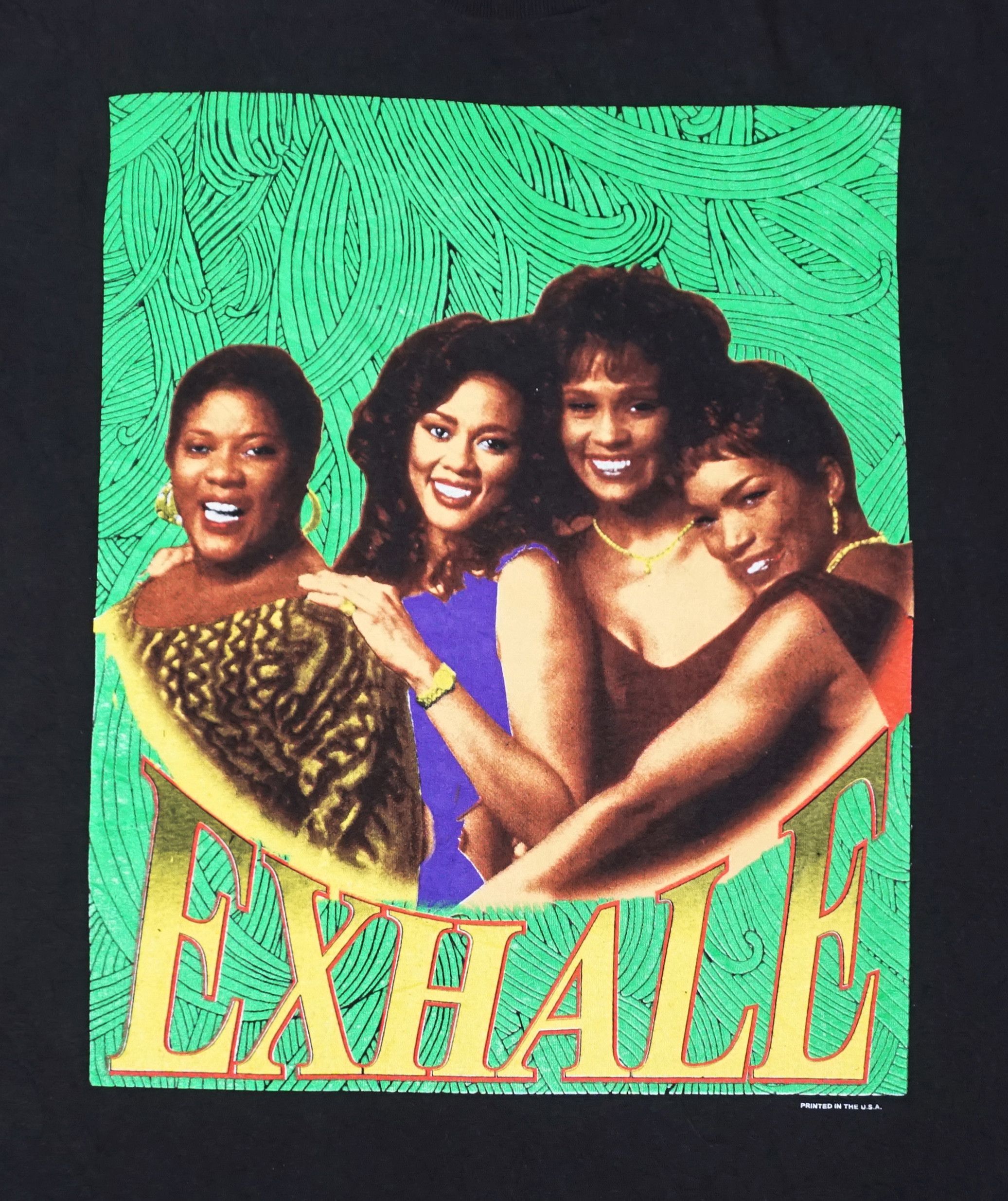 Rap Tees 90's Whitney Houston "Waiting to Exhale" Raptee Bay Club Size US XXL / EU 58 / 5 - 3 Thumbnail