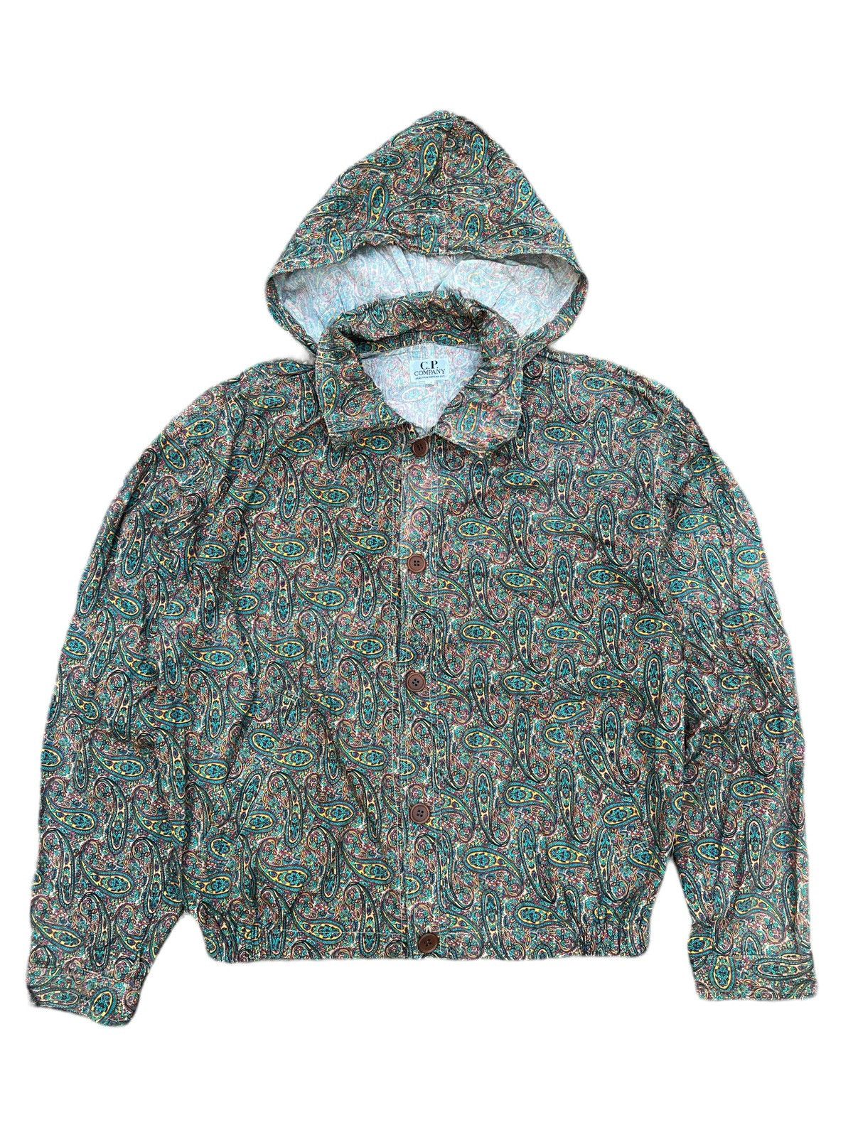 C.P. Company × Massimo Osti × Vintage Vtg🔥80’s Cp Company Persian/Paisley Printed Buttoned Jacket Size US M / EU 48-50 / 2 - 9 Thumbnail