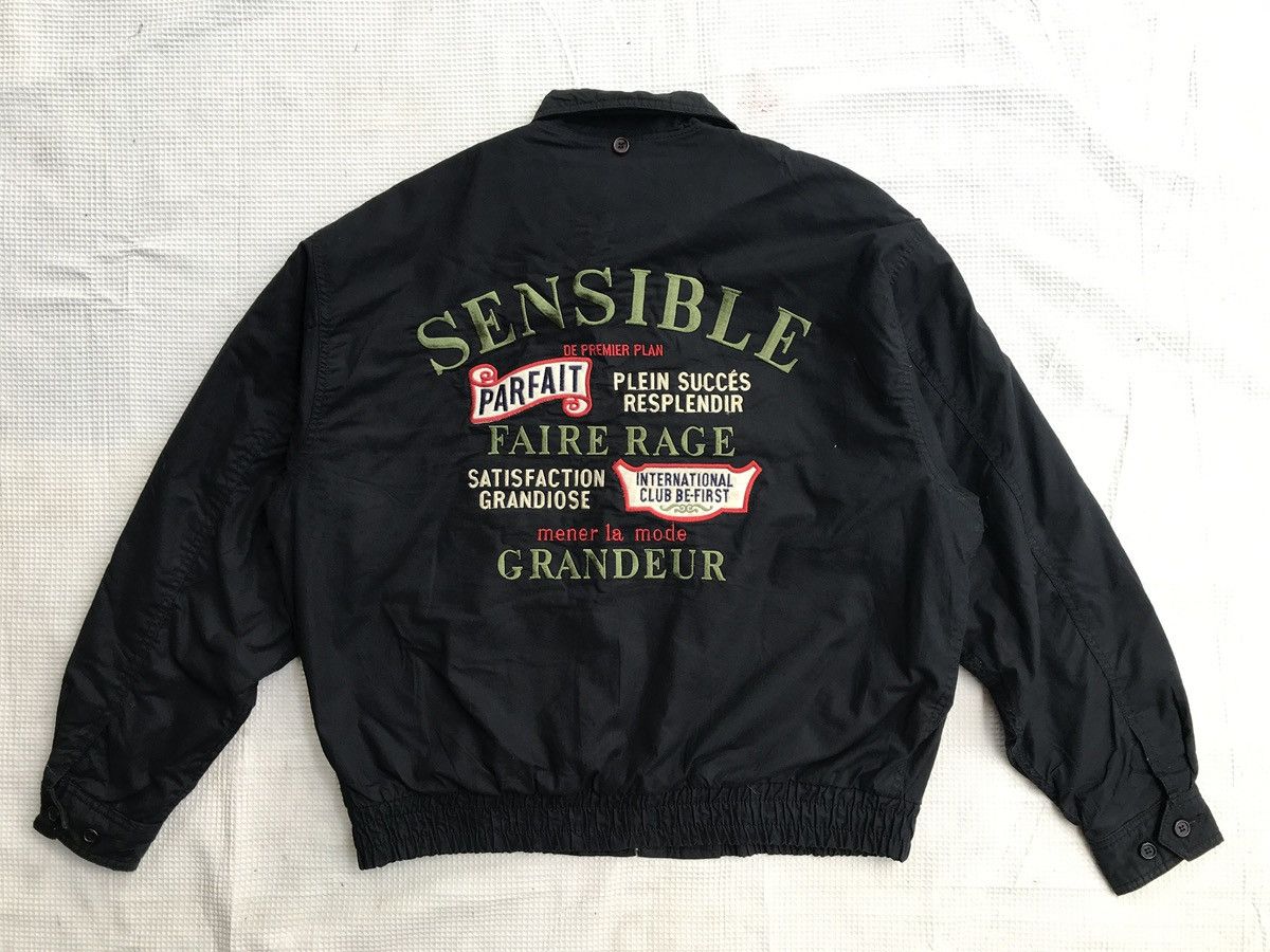 Le Grande Bleu (L.G.B.) 90s Goodsports be-first Racing Varsity Jacket Size US XL / EU 56 / 4 - 1 Thumbnail