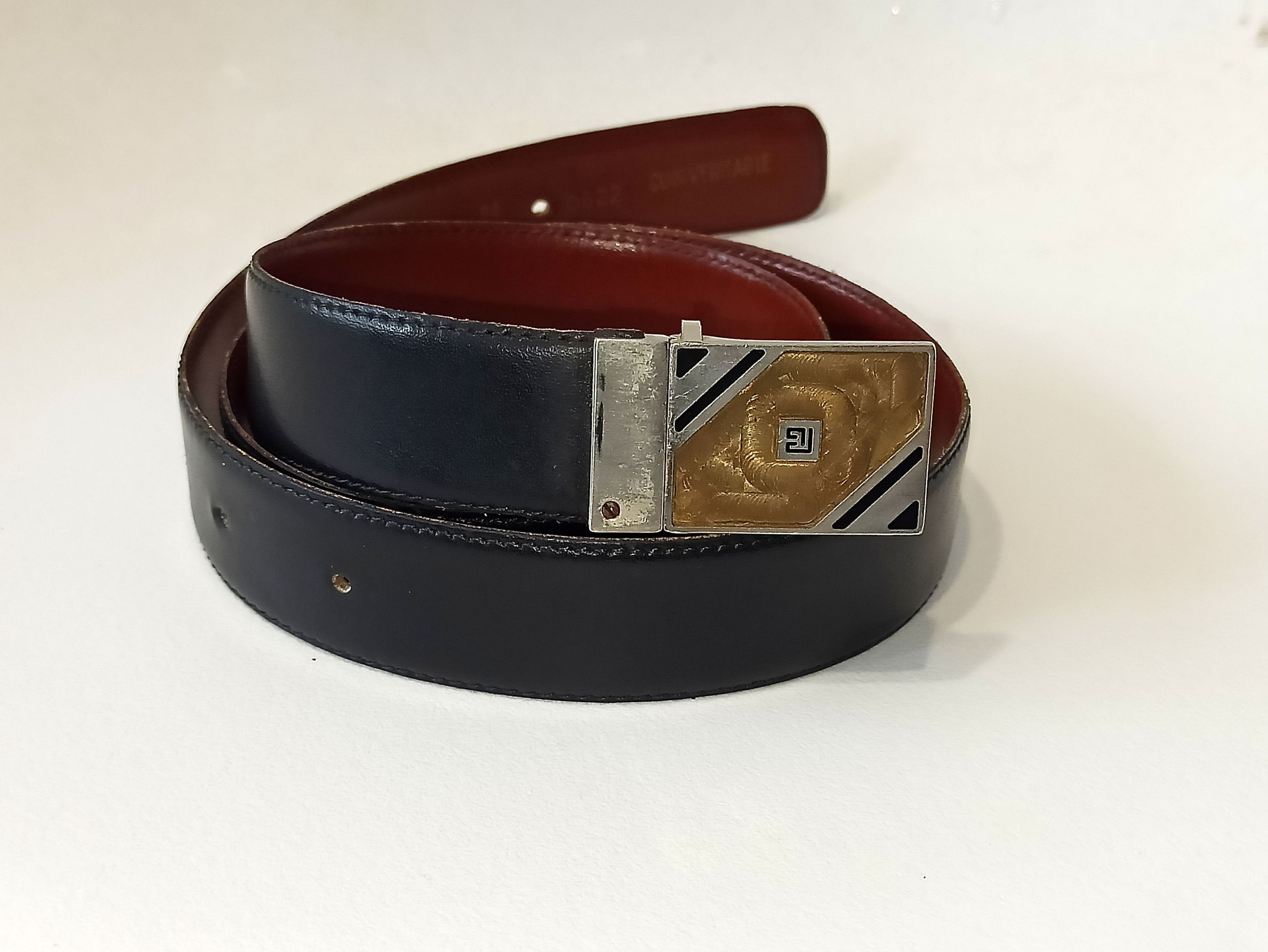 Vintage Pierre Balmain leather belt This vintage Pierre Balmain Cintura Vita Alta in... | Depop main image 3