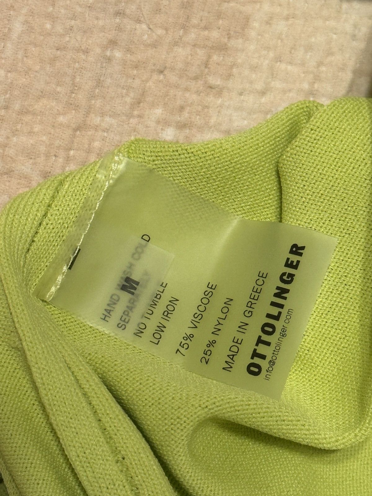 Ottolinger Ottolinger Green Viscose Maxi Dress Size M / US 6-8 / IT 42-44 - 4 Thumbnail