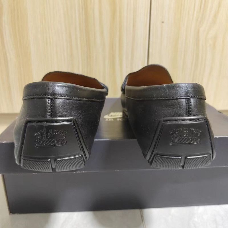 Gucci Gucci Men's Casual Embossed Leather Loafers - Size US 9.5 / EU 42-43 - 3 Thumbnail