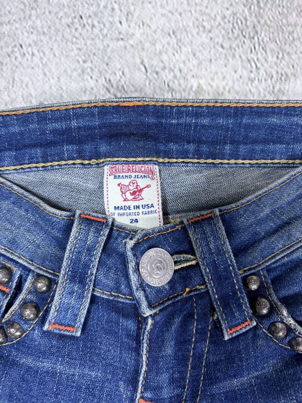 True Religion True Religion jeans studded blue flared Billy Size 24" / US 00 / IT 34 - 7 Thumbnail