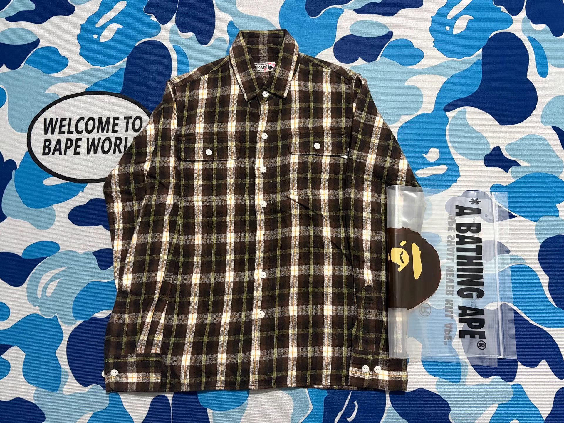 Bape Bape x Pirate Store Plaid Shirt Size US XS / EU 42 / 0 - 1 Thumbnail