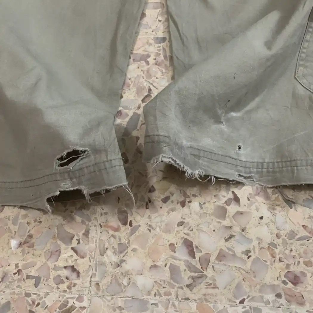 Split × Vintage Vintage SPLIT Trousers Baggy Outdoor Hiking Khaki Pants Size US 33 - 16 Thumbnail