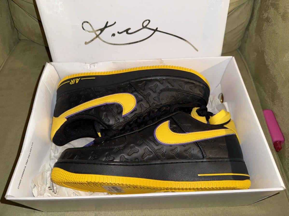 Nike Nike Air Force 1 Low Retro QS KB P “Kobe Away” 3794/8000 NEW Size US 9.5 / EU 42-43 - 3 Thumbnail
