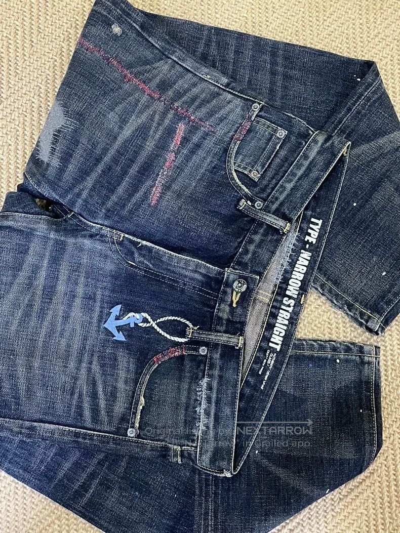 Neighborhood Neighborhood size S Red Cut King Dockers Washed Denim Pant Size US 27 - 3 Thumbnail