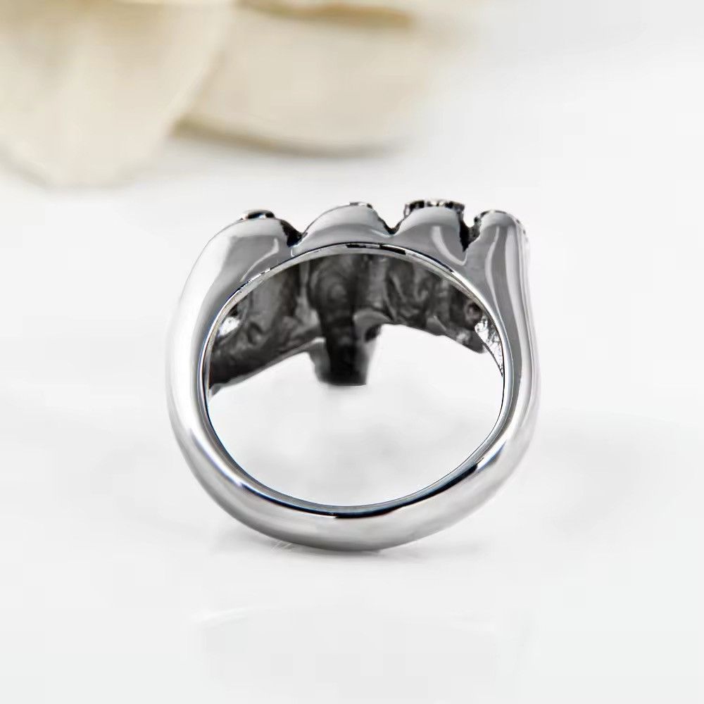 Jewelry Fuck Off Middle Finger Ring Punk Rock Ring Size ONE SIZE - 4 Thumbnail