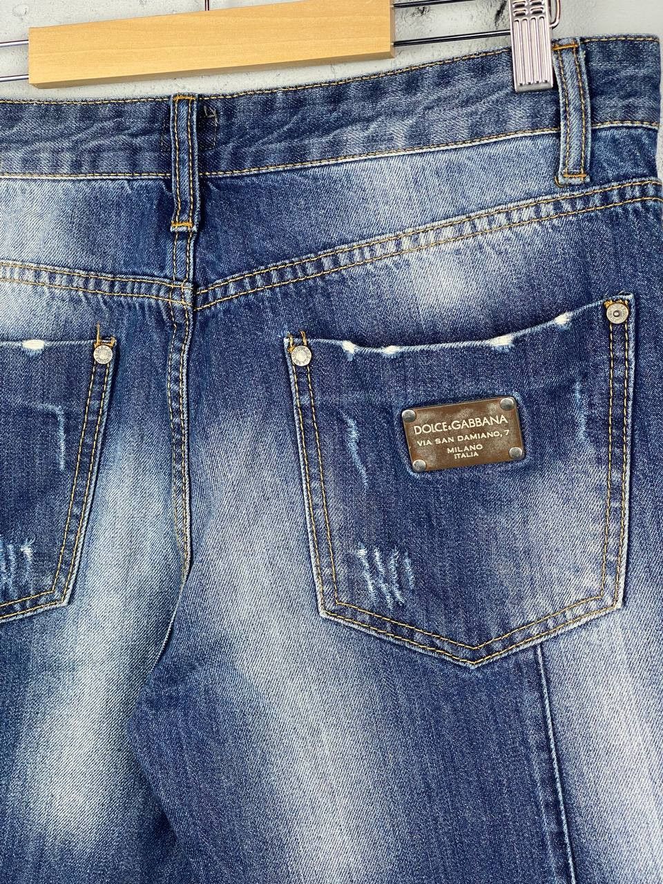 Dolce & Gabbana Y2K Dolce & Gabbana Trash Style Jeans D&G Distressed Jeans Size US 32 / EU 48 - 11 Thumbnail