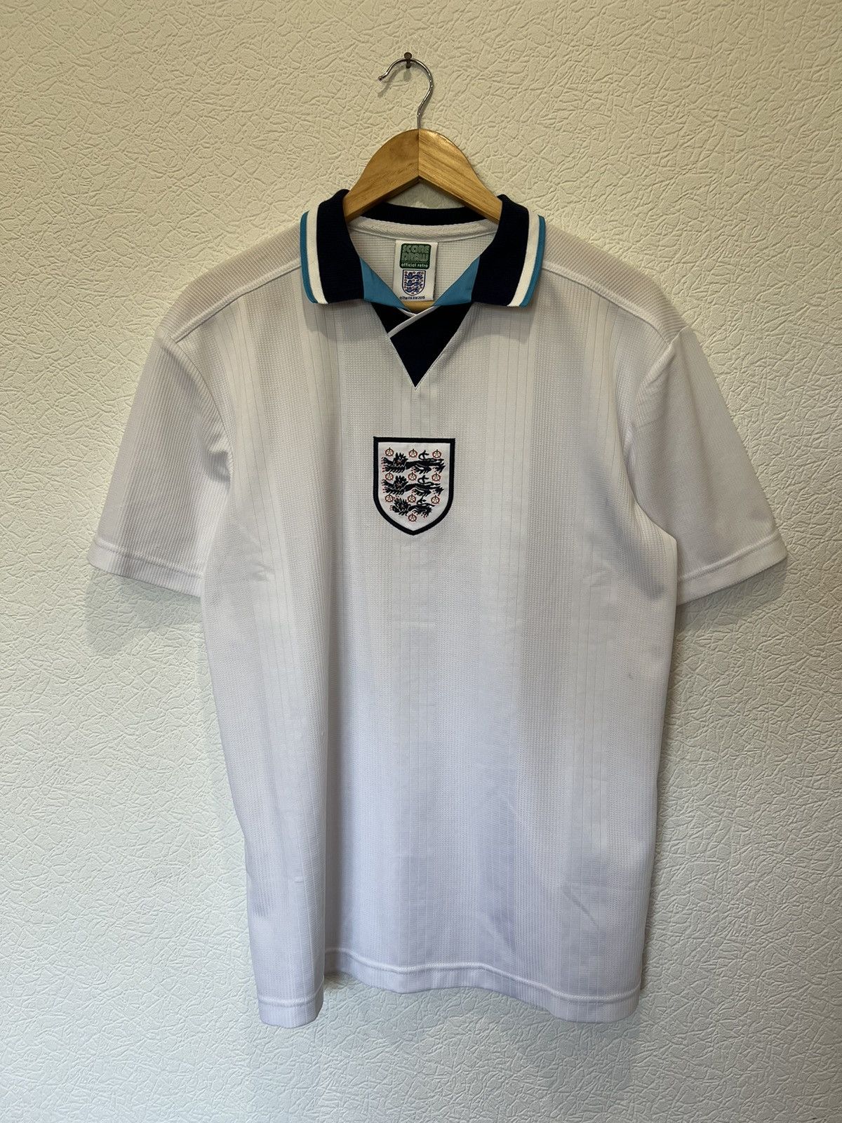 Vintage SHEARER Umbro England 90’s Home Kit Soccer Jersey Size US M / EU 48-50 / 2 - 2 Thumbnail