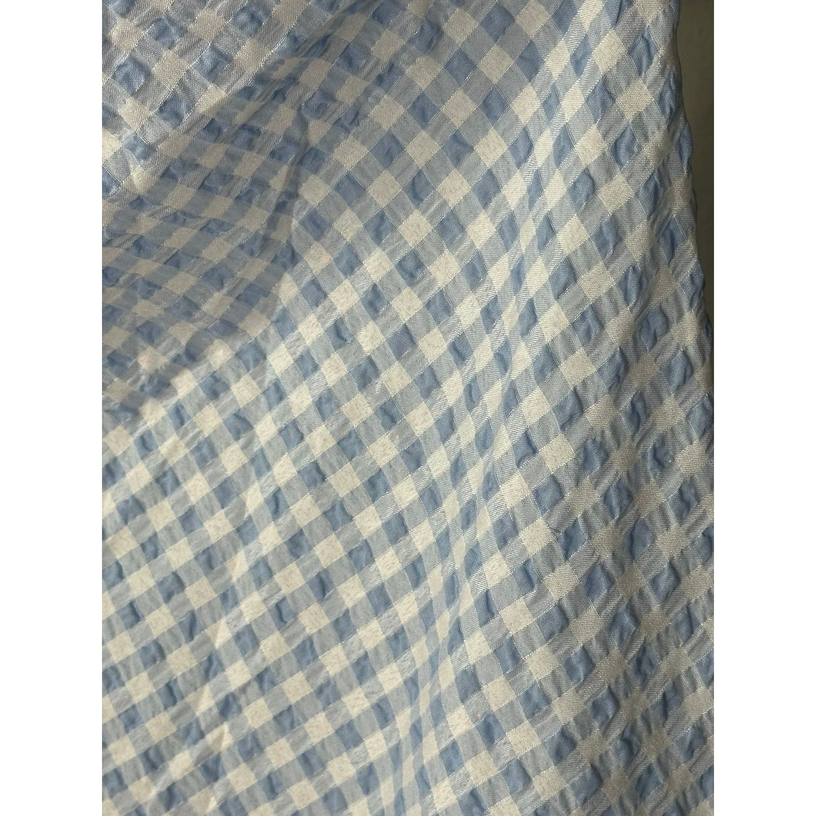 Staud STAUD Phare Maxi Dress Sky Gingham S Size S / US 4 / IT 40 - 3 Thumbnail