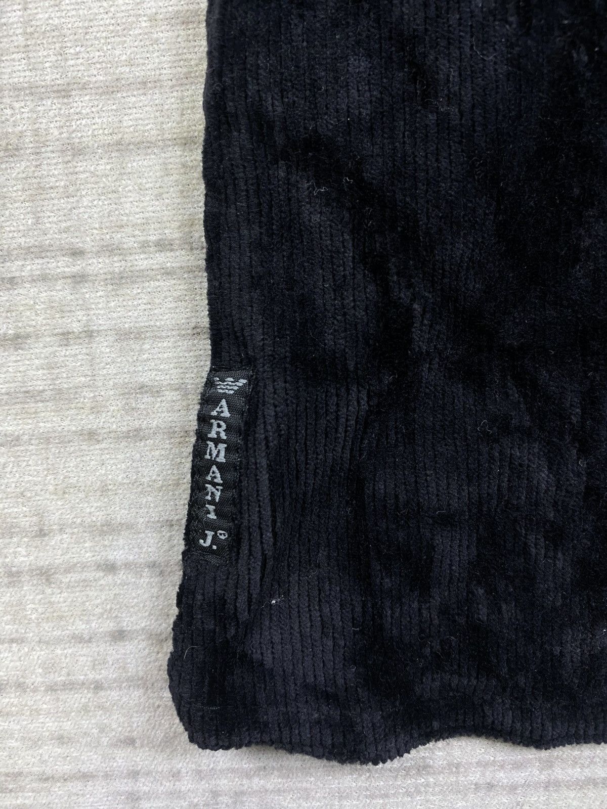 Armani × Giorgio Armani × Vintage Vtg Giorgio Armani Italy Jeans Half Button Velvet Button Ups Size US S / EU 44-46 / 1 - 8 Thumbnail