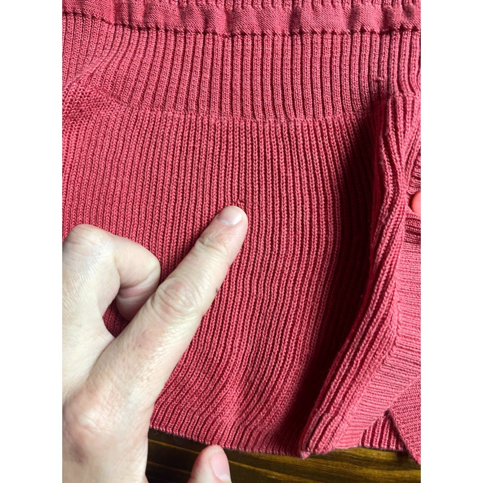 Vintage cAbi Sweater Cardigan, Women's Size Large Mauve Pink Knit Size L / US 10 / IT 46 - 6 Thumbnail