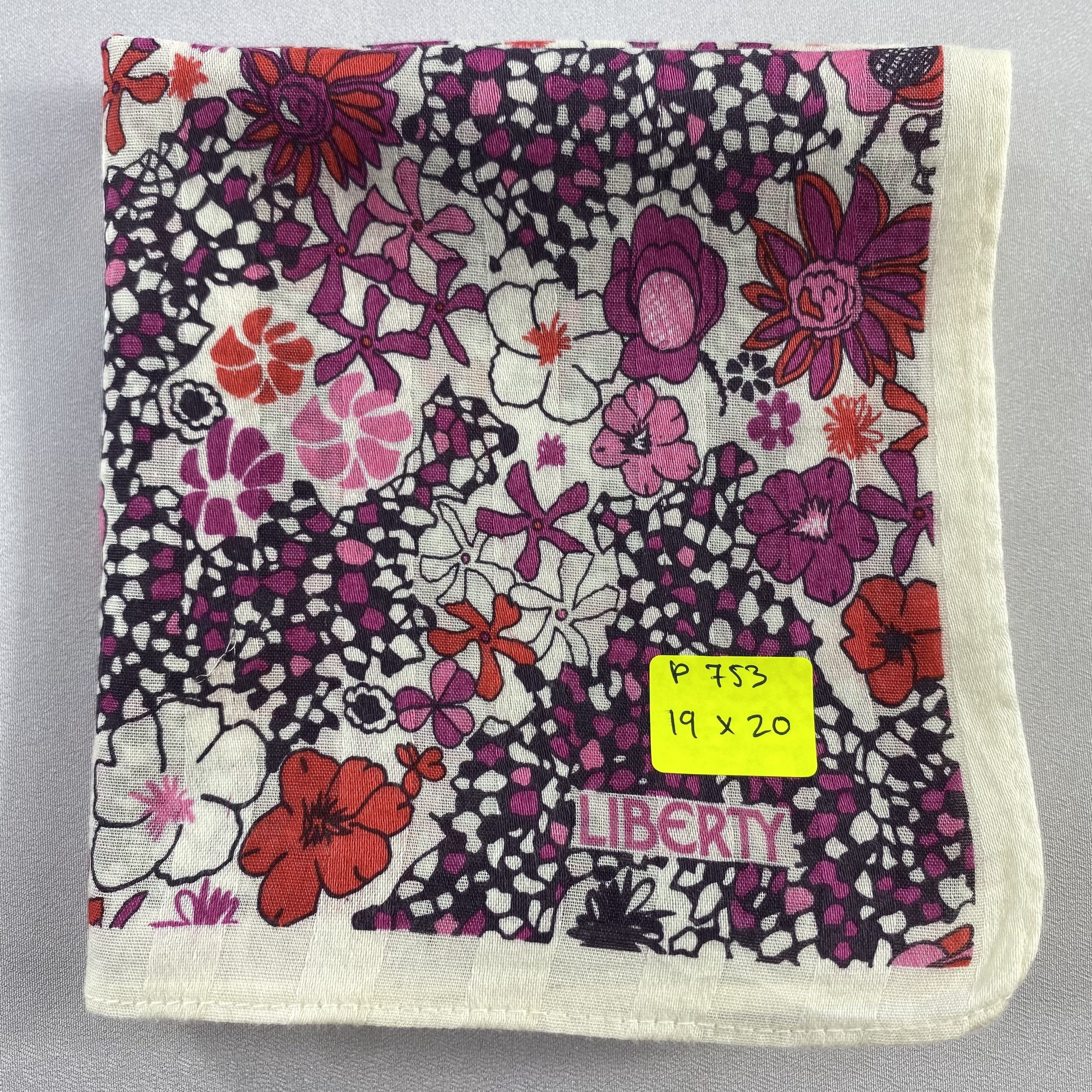 Liberty × Vintage Liberty Neckerchief / Bandana / Handkerchief-P753 Size ONE SIZE - 5 Thumbnail