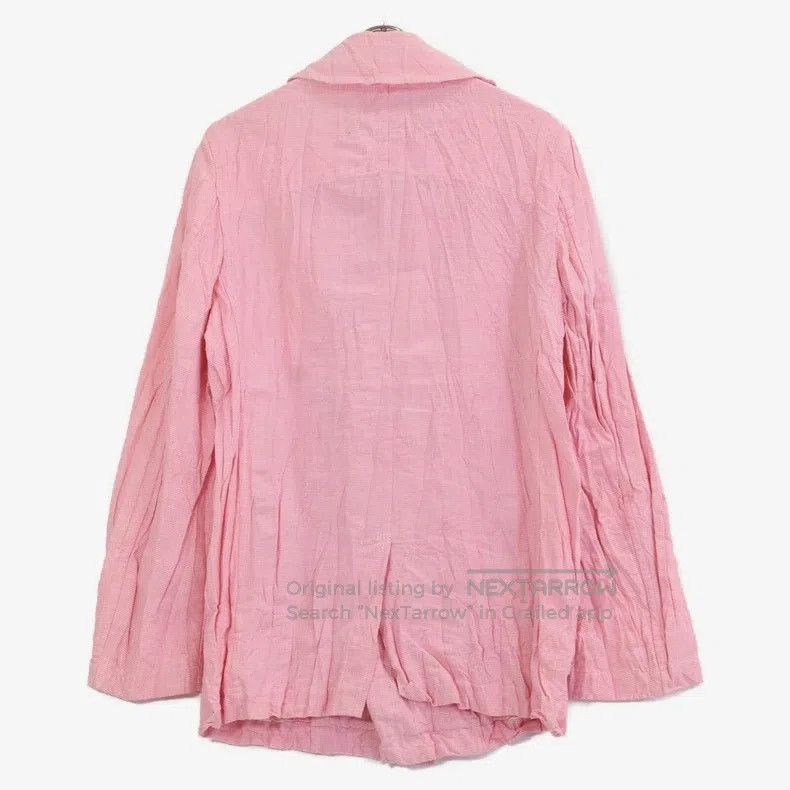 Comme des Garcons Comme Des Garcons Pink Double-Breasted Jacket Size US XS / EU 42 / 0 - 3 Thumbnail
