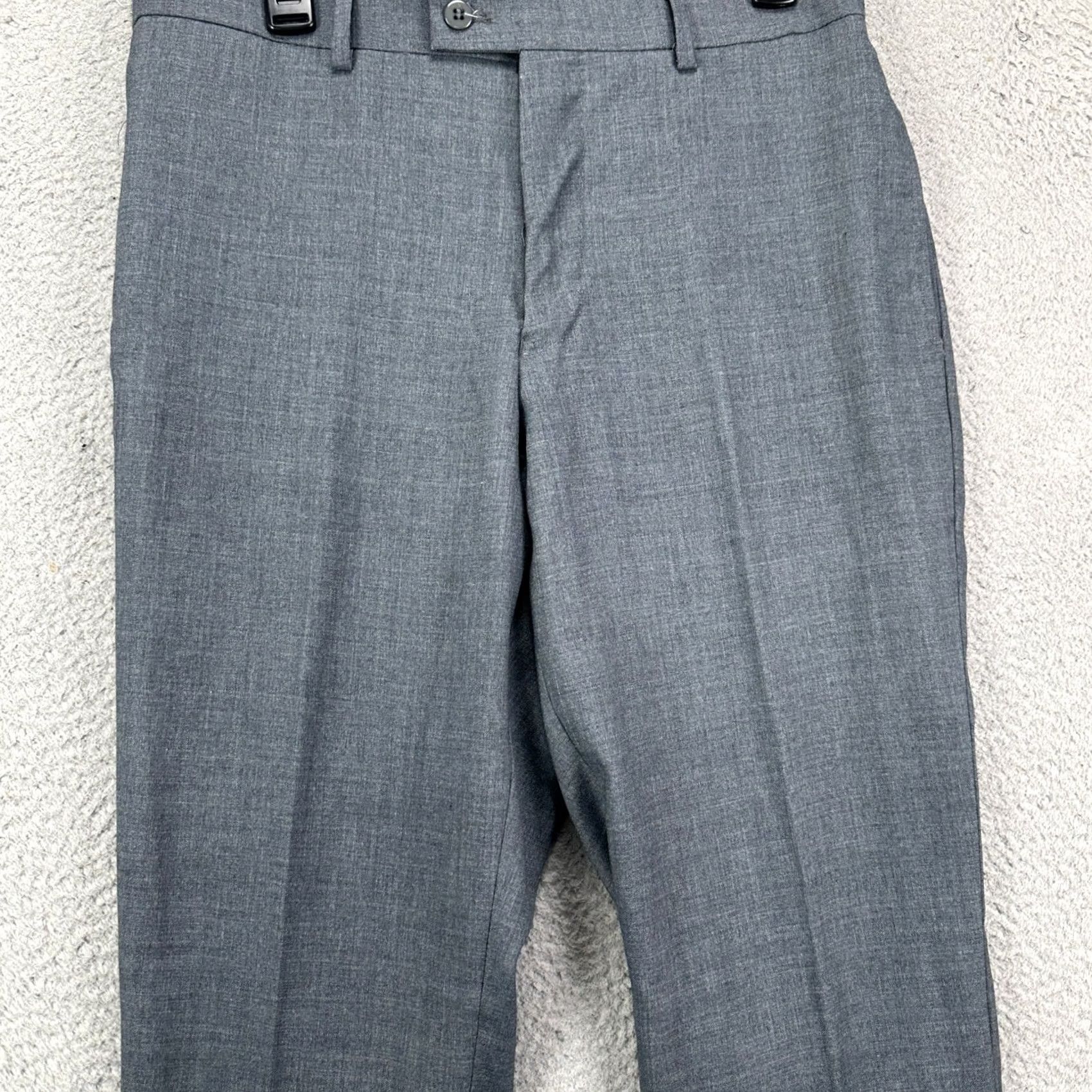 Vintage Maurizio Celletti Mens Dress Pants 34X32 Gray Flat Front Pocket Straight Leg NEW Size US 34 / EU 50 - 3 Thumbnail