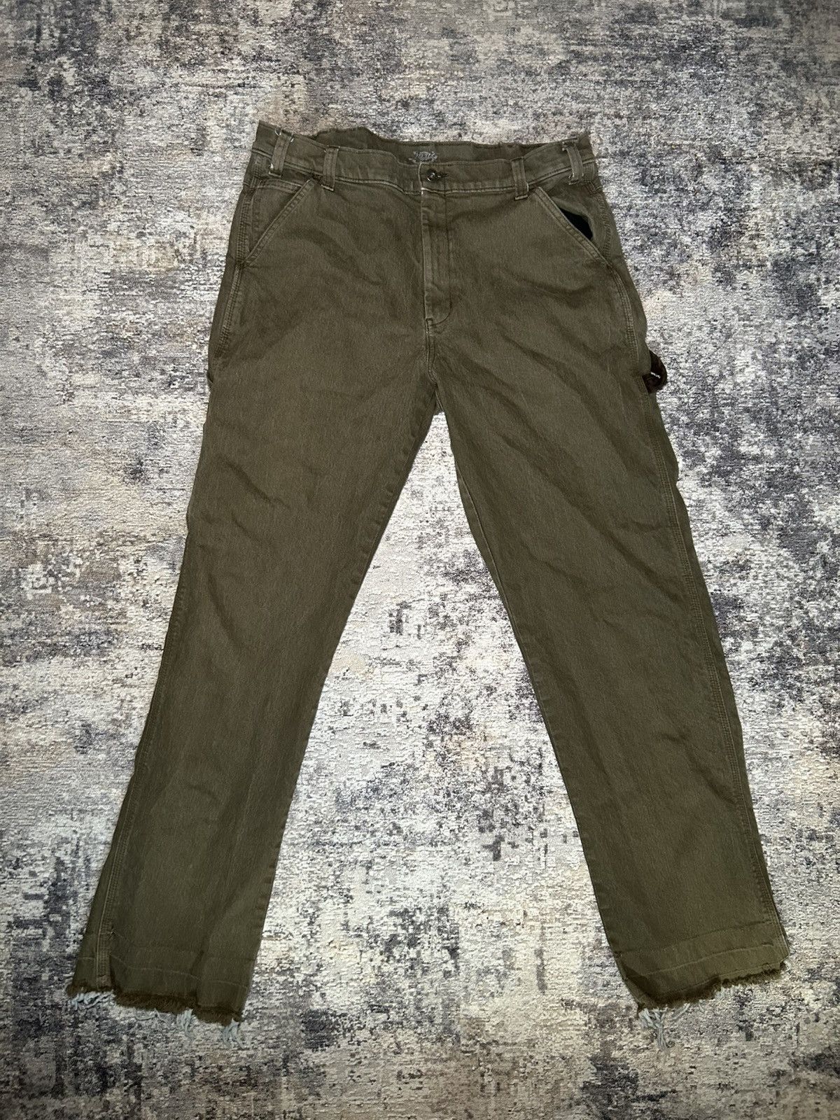 Dickies Olive Green Dickies Skateboard Pants Size US 34 / EU 50 - 2 Thumbnail