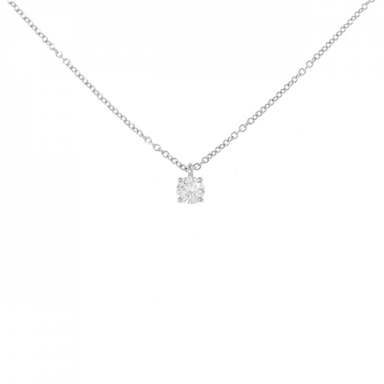Tiffany & Co. Tiffany & Co. Tiffany Solitaire Platinum Necklace Metal Necklace DUTY FREE for USA Size ONE SIZE - 1 Thumbnail