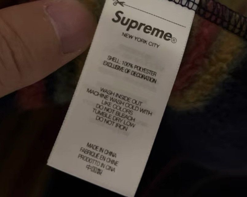 Supreme Supreme fw24 stripe zip up fleece jacket Size US XL / EU 56 / 4 - 4 Thumbnail