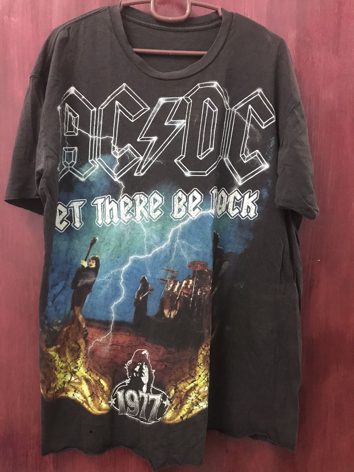 Band Tees ACDC SHIRT DISTRESS Size US XXL / EU 58 / 5 - 1 Thumbnail