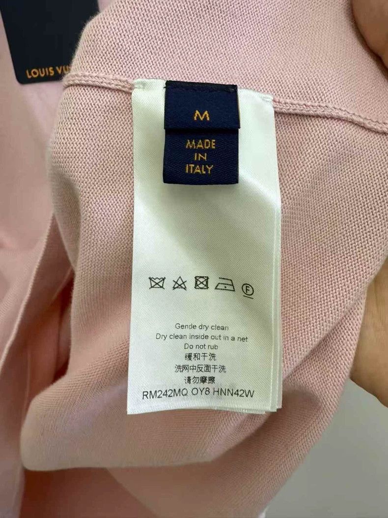 Louis Vuitton Louis Vuitton Pink Embroidered Short Sleeve Top- Size M / US 6-8 / IT 42-44 - 3 Thumbnail