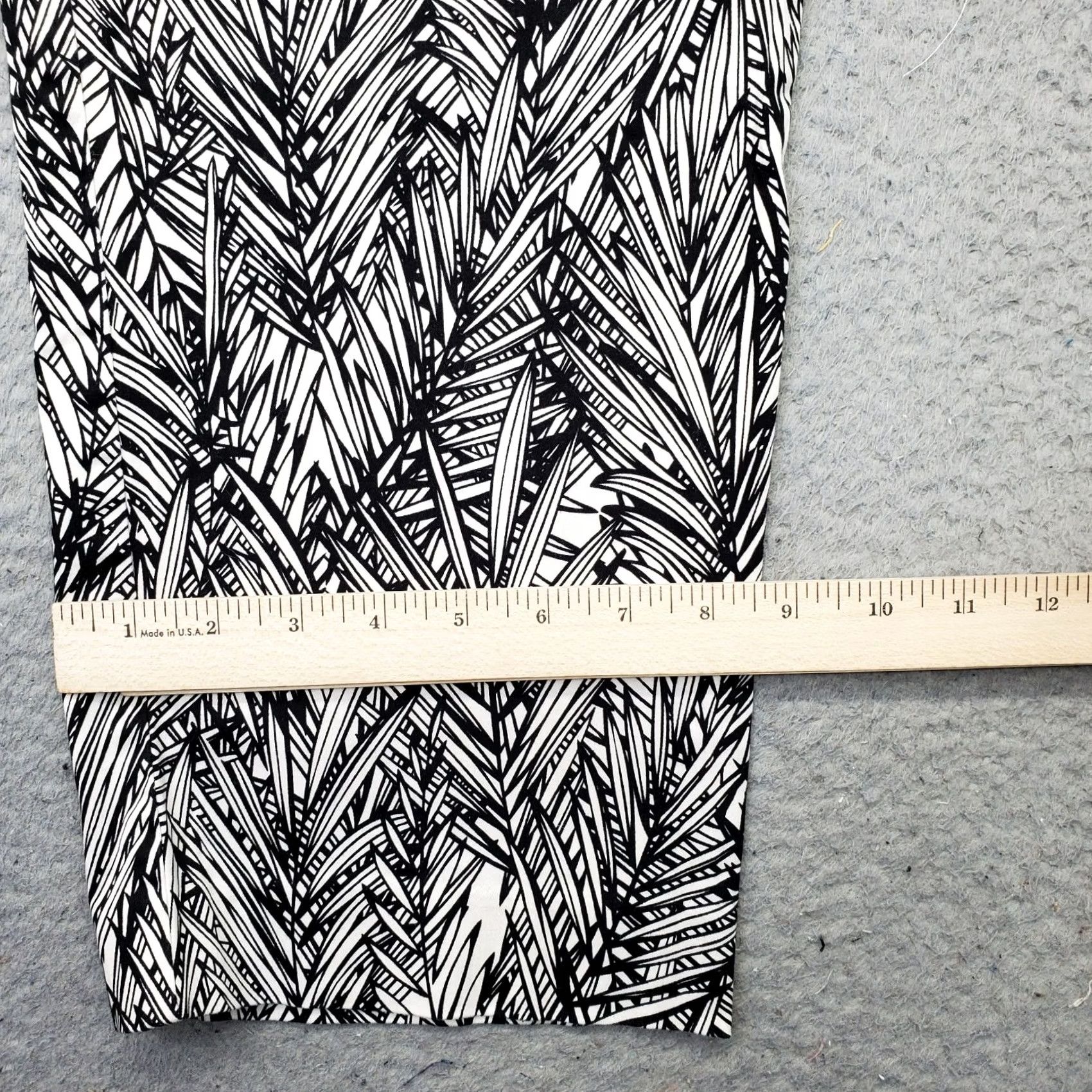 Coldwater Creek Coldwater Creek Womens 12 Palm Leaf Ankle Pants Straight Leg Casual Wear Multicolor Boots? Size 34" / US 12 / IT 48 - 5 Thumbnail