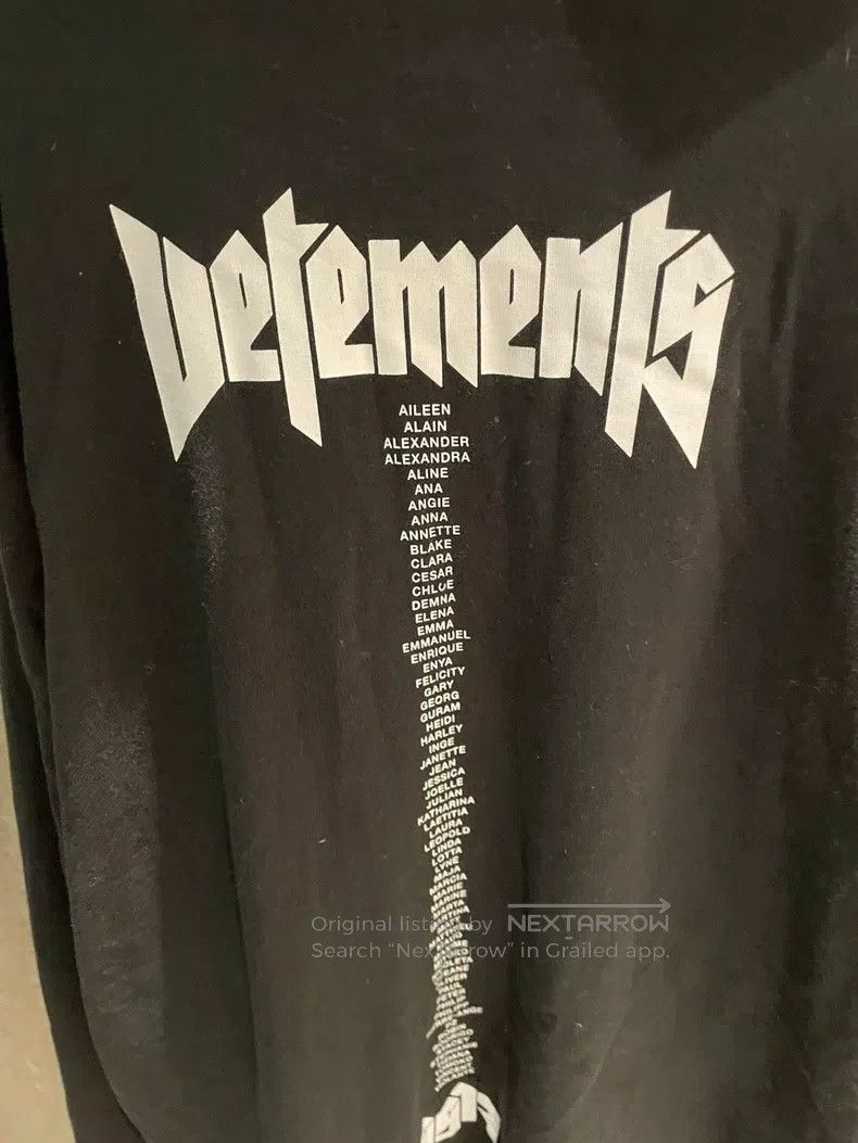 Vetements Vetements Letter Logo Hoodie Size US S / EU 44-46 / 1 - 3 Thumbnail