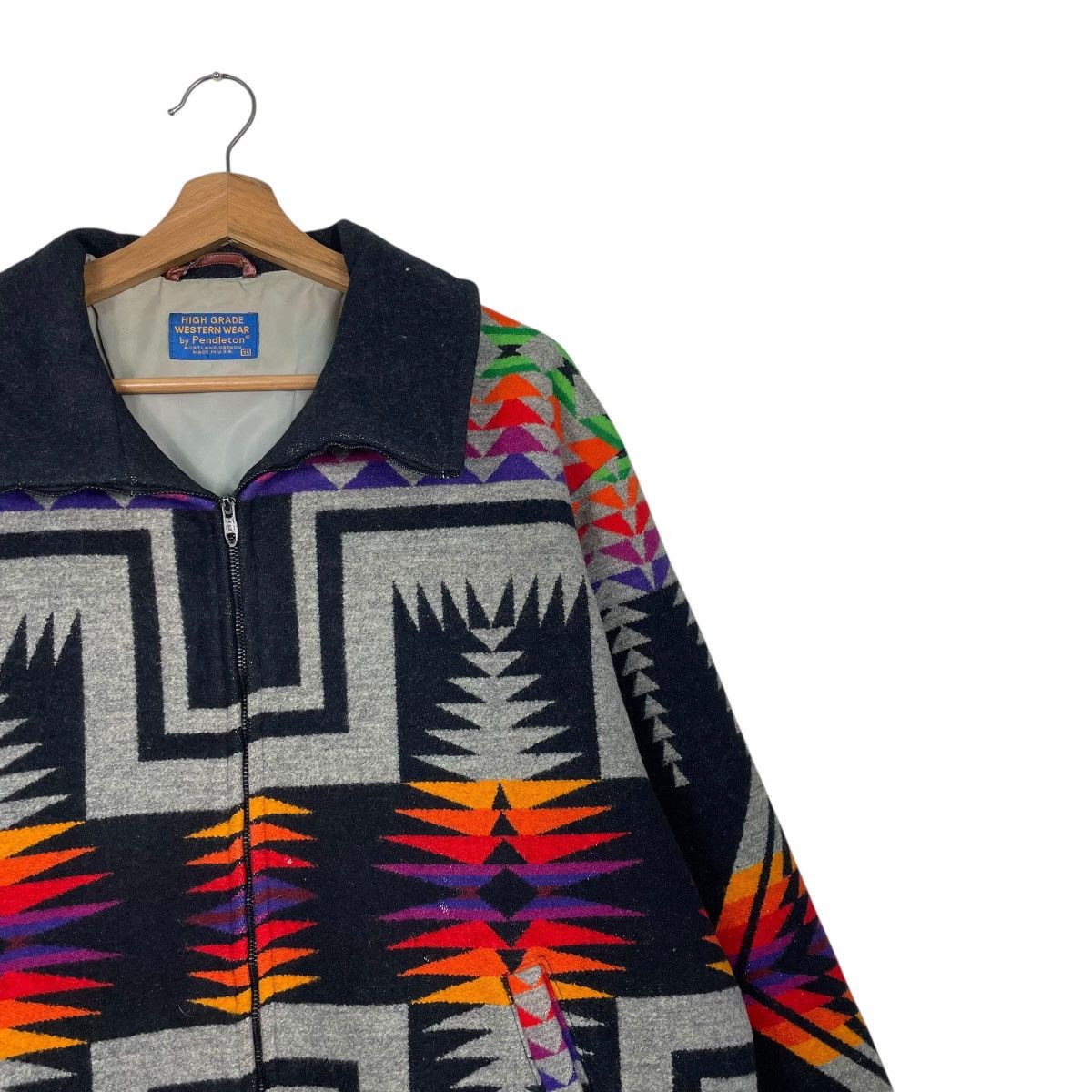 Pendleton Vintage 80s Pendleton Aztech Navajo Western Wear Jacket Size US XL / EU 56 / 4 - 5 Thumbnail