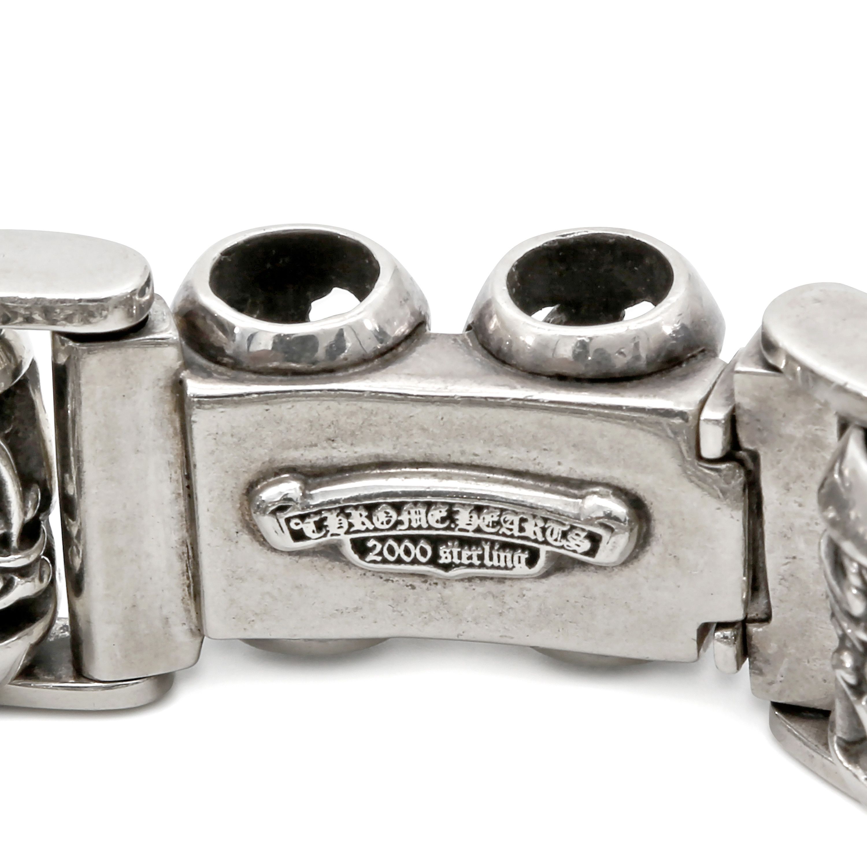 Chrome Hearts Celtic Roller Link Silver Bracelet Size ONE SIZE - 4 Thumbnail