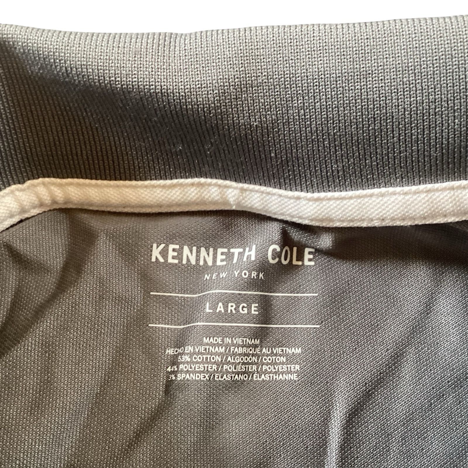 Kenneth Cole Kenneth Cole Polo Shirt Size US L / EU 52-54 / 3 - 3 Thumbnail