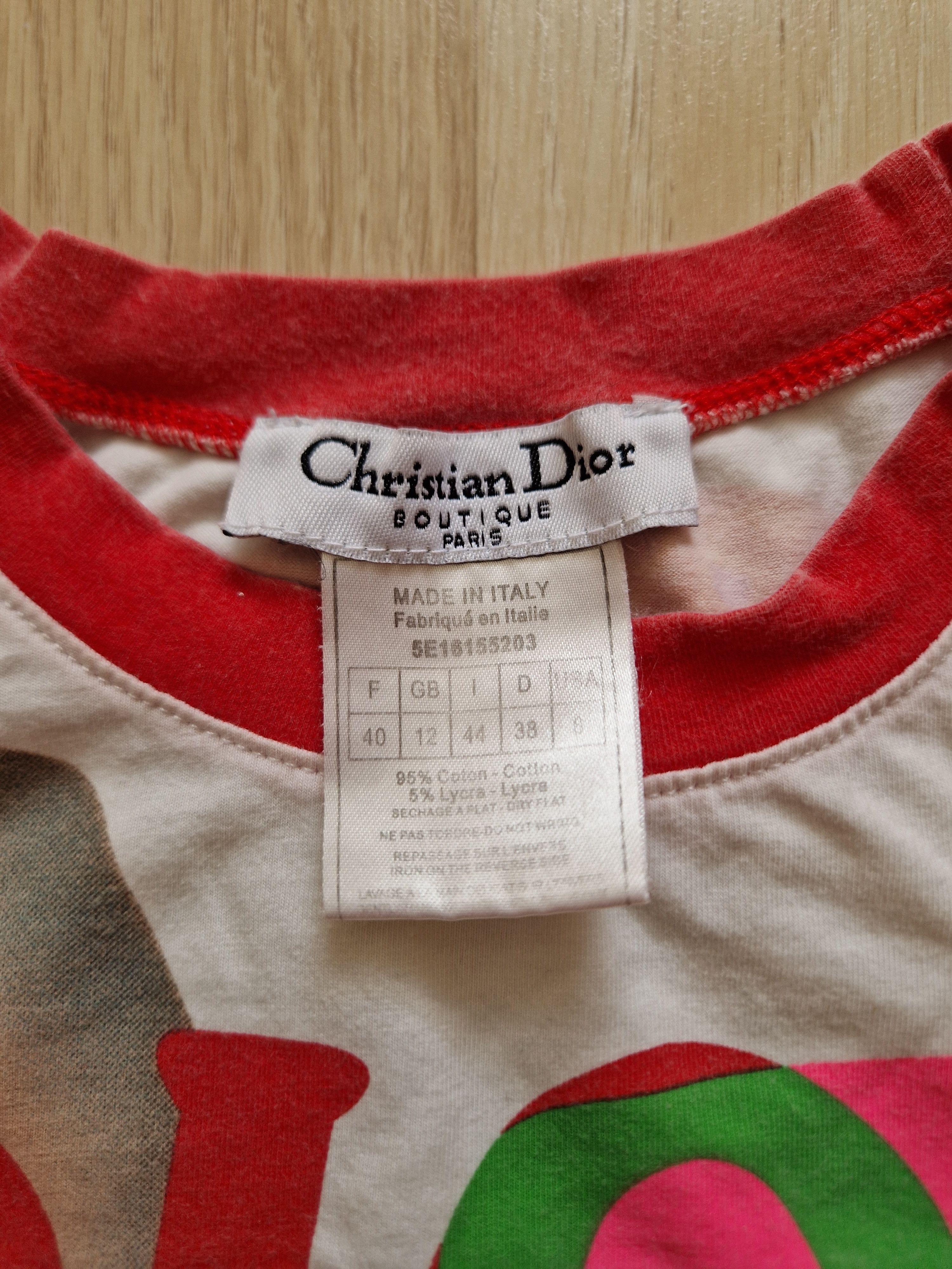 Dior Dior Pop Art tee Size L / US 10 / IT 46 - 3 Thumbnail