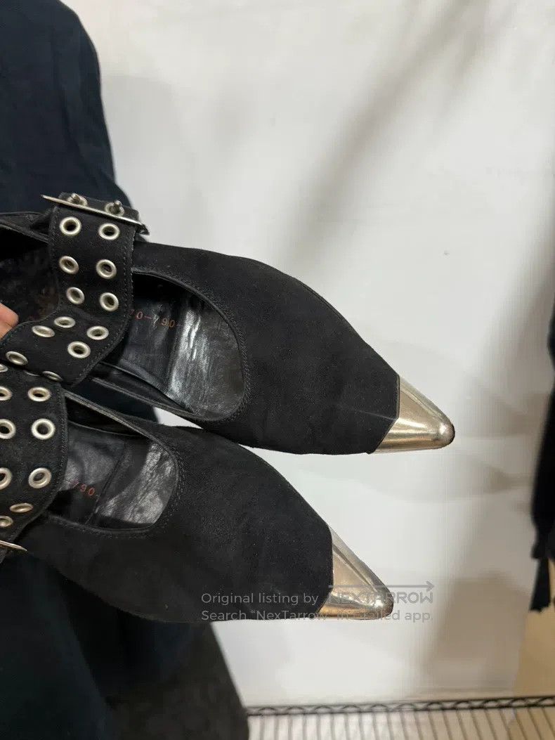 Yohji Yamamoto YOHJI YAMAMOTO Pointed Suede Boots Size US 5 / EU 37 - 4 Thumbnail